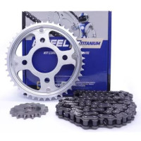 Kit Relação Cg Titan Fan 150 2009 2010 2011 2012 2013 Riffel