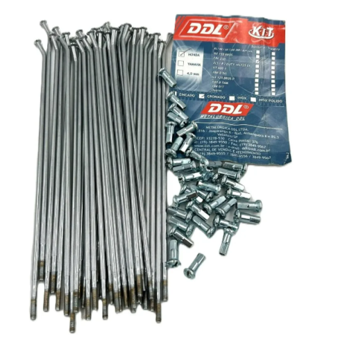 Jogo Raio DDL Cromado Dianteira Crf 230 4mm