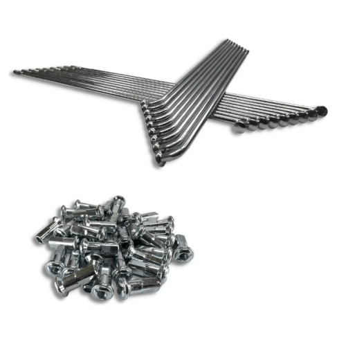 Jogo Raio DDL Dianteiro Cromado YBR 125 4mm 