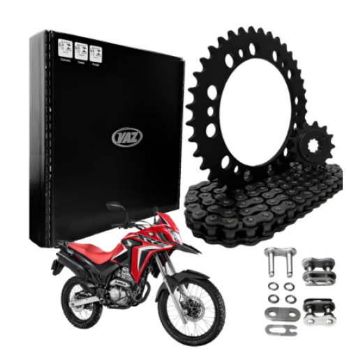 Kit Transmissão C/ Retentor XRE 300 Vaz Black