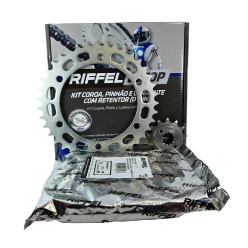 Kit Transmissão Xre 300 c/ Retentor Riffel