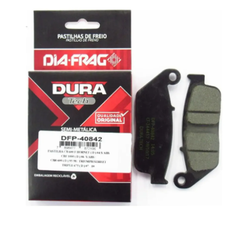 Pastilha de Freio Dianteira Hornet Diafrag