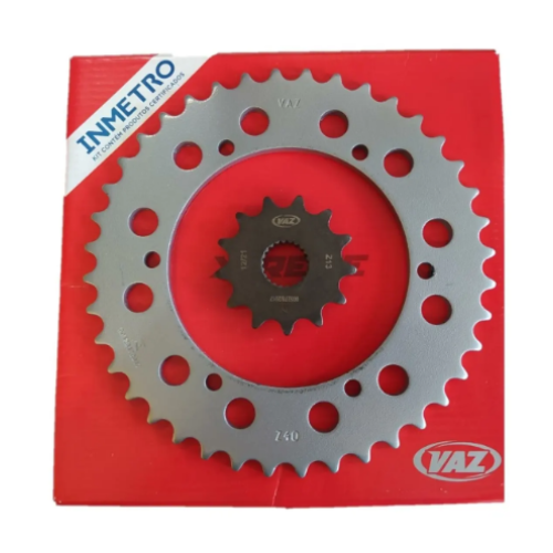 Kit Coroa e Pinhão Lander 250 Vaz 